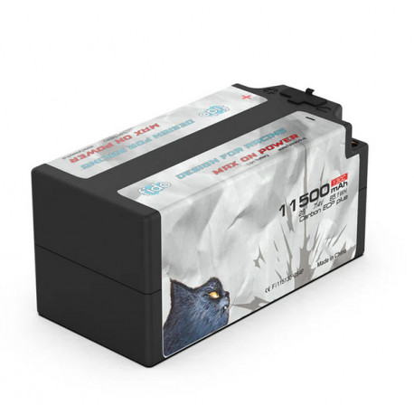 LIPO 11500mAh 7.4v 2S FAT SHORTY 130C