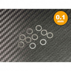 Set rondelles de calage (0.1. 0.2. 0.3mm 10pcs de chaque)