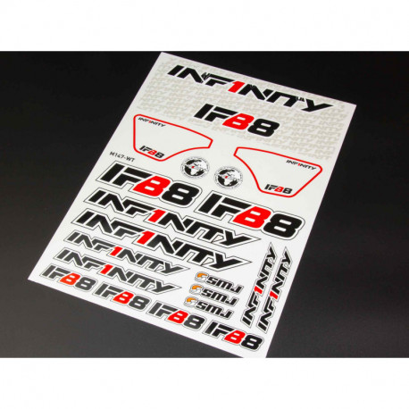 IFB8 DECAL SHEET (WHITE)