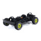 MOJAVE GROM MEGA 380 Brushed 4X4 Small Scale Desert Truck RTR with Battery & Charger, Red/Black