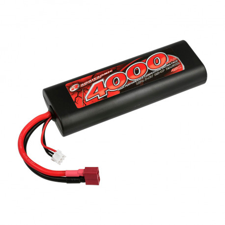 Lipo 2S Stick 4000mAh 45C Prise T Plug (Deans)