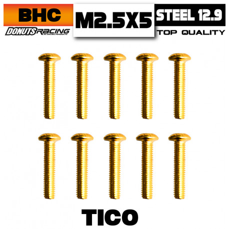 Vis BHC Acier 12.9 TiCo M2.5x5 (10)