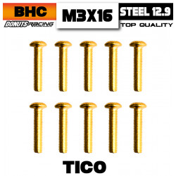 Vis BHC Acier 12.9 TiCo M3x16 (10)