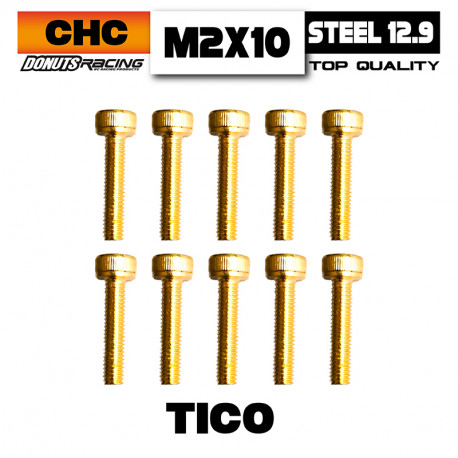 Vis CHC Acier 12.9 TiCo M2x10 (10)