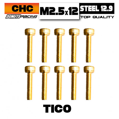 Vis CHC Acier 12.9 TiCo M2.5x12 (10)