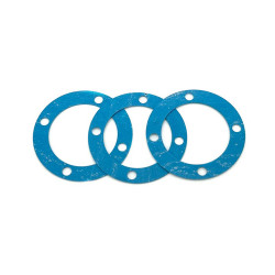 Center Big Bore Plastic Diff. Case Gasket Asbestos free Blue (0,4mm)(3pc)