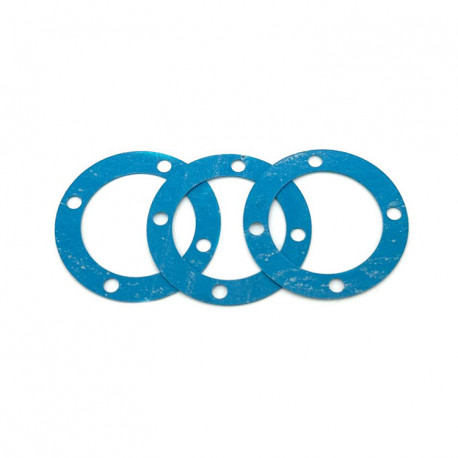 Center Big Bore Plastic Diff. Case Gasket Asbestos free Blue (0,4mm)(3pc)