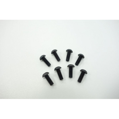 Set de vis M4x10mm Tête Bombée OH/TP  (8)