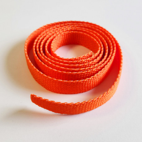 Braided 6mm Shrink Tube Orange 1m