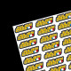 Stickers de noms personnalisés