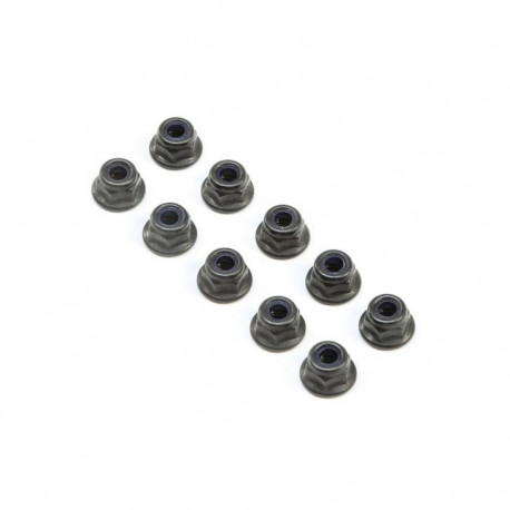 M4 Flanged Lock Nuts (10)