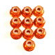 M3 Alum. Flanged Lock Nut Orange (10)